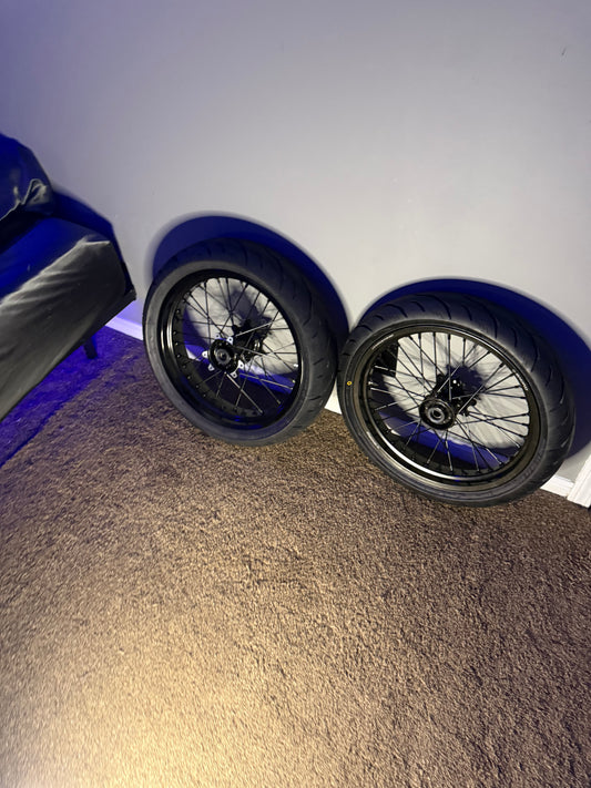 Surron ultra bee Supermoto wheel set