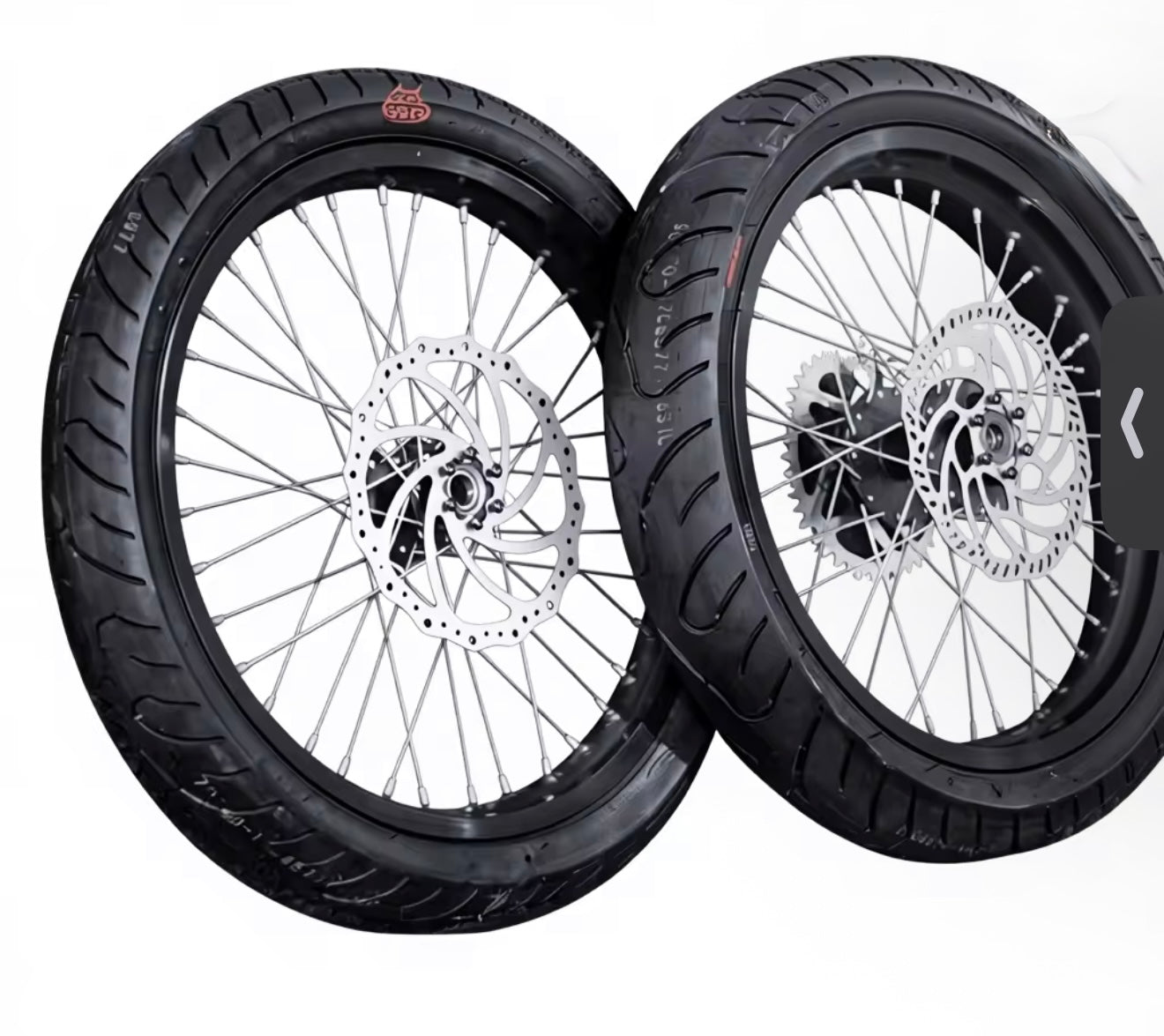 Surron lbx, Eride pro, 79 bike 17 in Supermoto wheel set