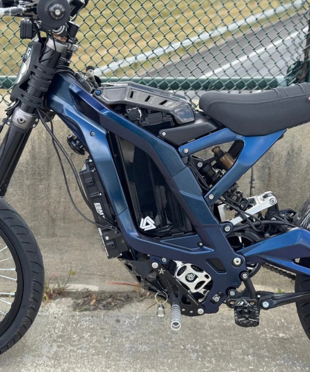 Surron lbx coated frame guards
